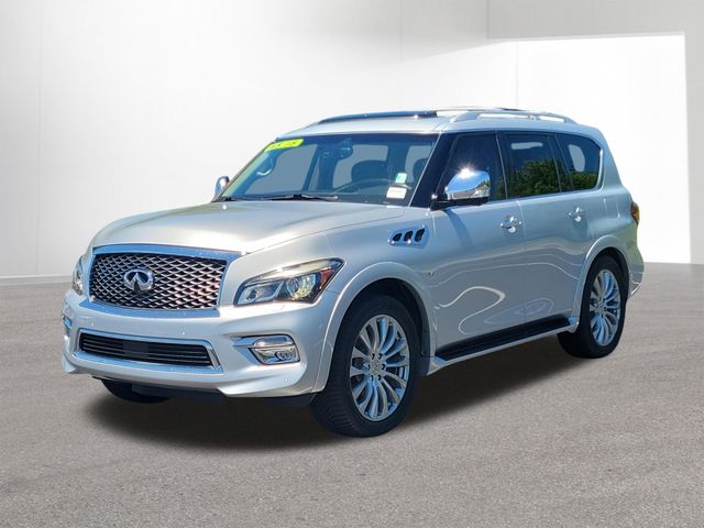 Gray (Liquid Platinum) 2016 INFINITI QX80 4WD SUV / Crossover All-Wheel Drive 7-Speed Automatic