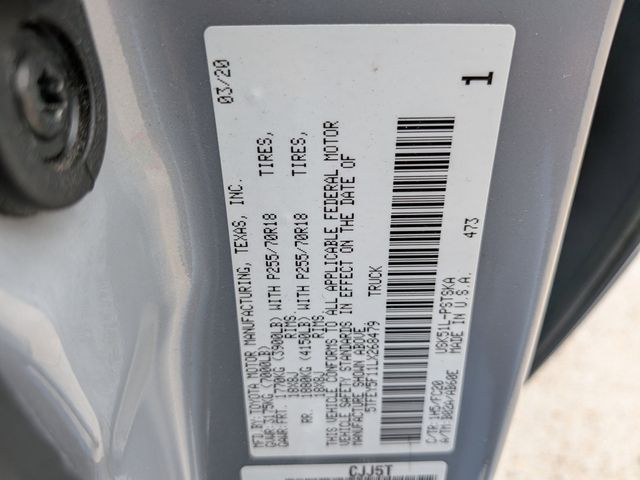 2020 Toyota Tundra SR5  at DeMontrond Auto Country