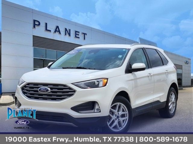 White Metallic 2022 Ford Edge SEL AWD SUV / Crossover All-Wheel Drive 8-Speed Automatic