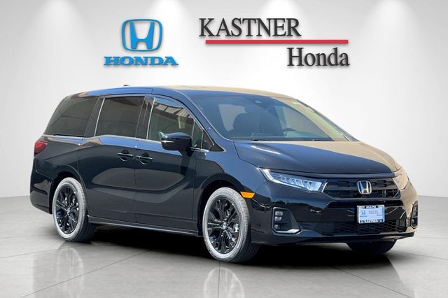 Black 2025 Honda Odyssey Minivan Front-Wheel Drive Automatic