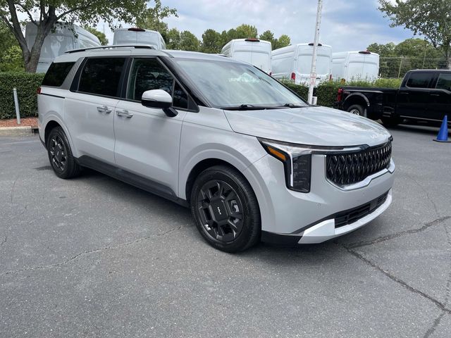 Ceramic Silver 2025 Kia Carnival Hybrid Minivan Front-Wheel Drive 6-Speed Automatic