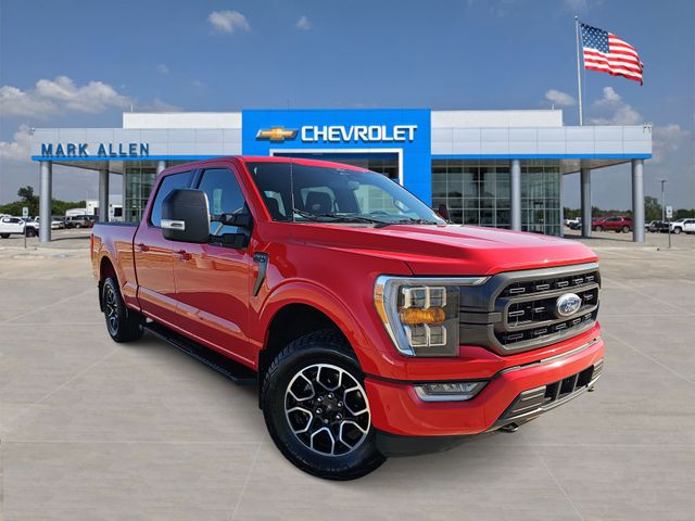 Race Red 2022 Ford F-150 Pickup Truck Four-Wheel Drive Automatic