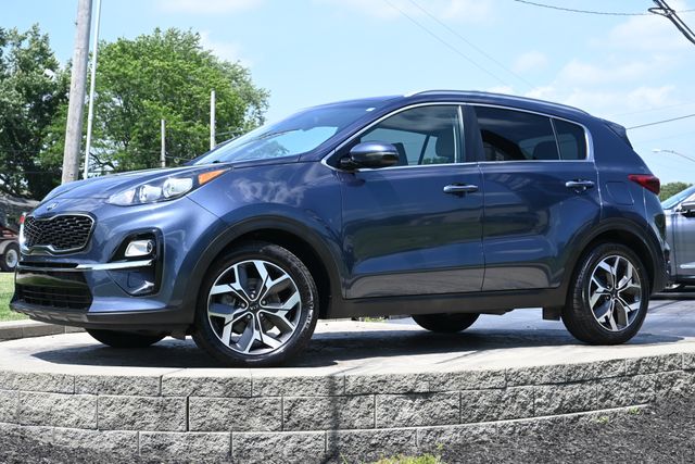 Pacific Blue 2021 Kia Sportage SUV / Crossover Front-Wheel Drive 6-Speed Automatic Overdrive