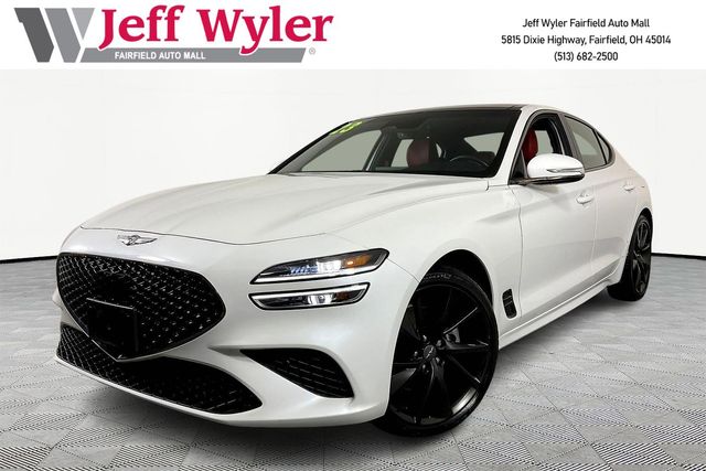Uyuni White 2023 Genesis G70 2.0T RWD Sedan Rear-Wheel Drive 8-Speed Automatic