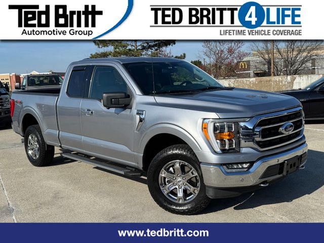 Silver Metallic 2021 Ford F-150 XLT SuperCab 4WD Pickup Truck Four-Wheel Drive Automatic