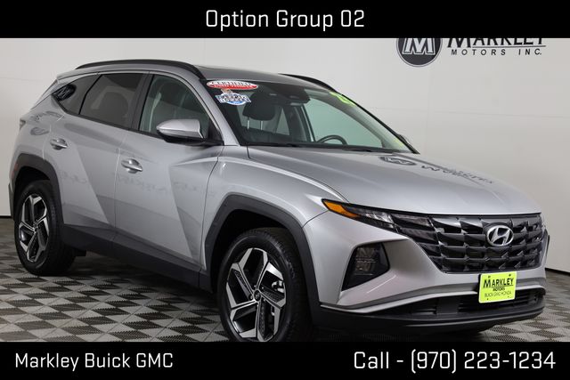 Shimmering Silver 2023 Hyundai Tucson SEL AWD SUV / Crossover All-Wheel Drive 8-Speed Automatic