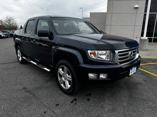Blue 2012 Honda Ridgeline RTL Pickup Truck Four-Wheel Drive 5-Speed Automatic