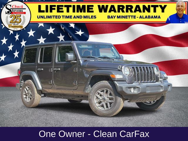 Gray (Granite Crystal Metallic Clearcoat) 2024 Jeep Wrangler SUV / Crossover Four-Wheel Drive 8-Speed Automatic