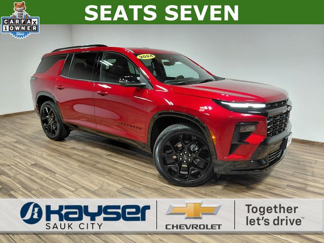 Radiant Red Tintcoat 2024 Chevrolet Traverse RS AWD SUV / Crossover Four-Wheel Drive 8-Speed Automatic