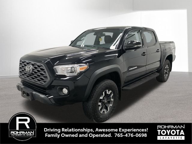 Midnight Black Metallic 2022 Toyota Tacoma Pickup Truck Four-Wheel Drive 6-Speed Automatic