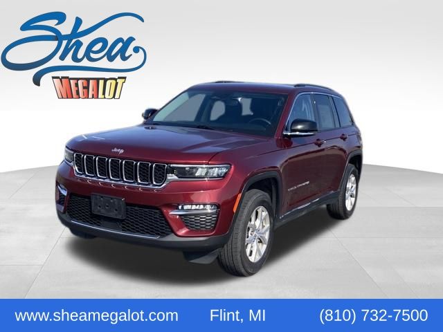Velvet Red Pearlcoat 2023 Jeep Grand Cherokee Limited 4WD SUV / Crossover Four-Wheel Drive 8-Speed Automatic