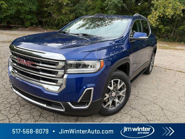 Blue Metallic 2023 GMC Acadia SUV / Crossover Four-Wheel Drive 9-Speed Automatic