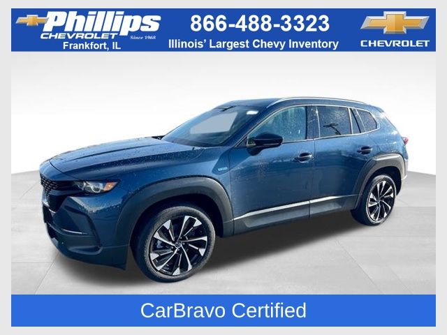 Ingot Blue Metallic 2025 Mazda CX-50 Hybrid Premium Plus AWD SUV / Crossover All-Wheel Drive Continuously Variable Transmission