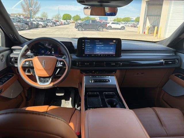 2025 White Metallic Lincoln Aviator Black Label AWD SUV