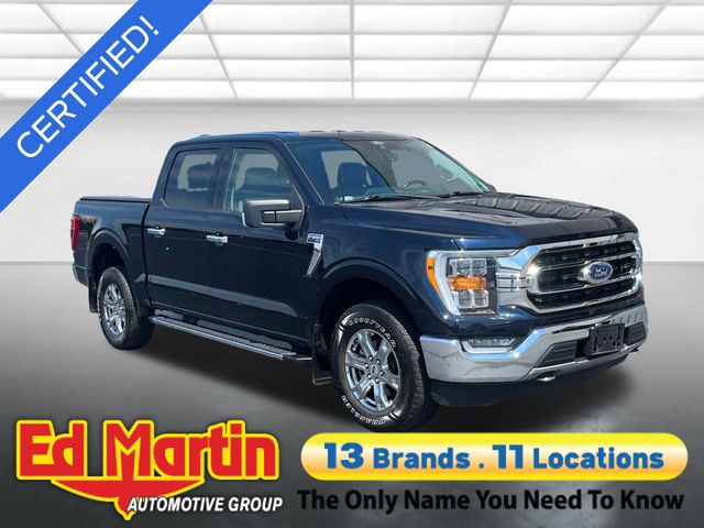 Antimatter Blue Metallic 2021 Ford F-150 Pickup Truck Four-Wheel Drive Automatic