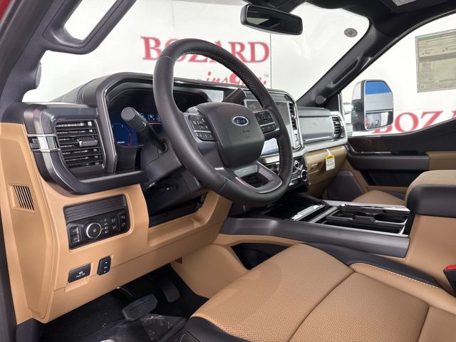 2025 Ruby Red Metallic Tinted Clearcoat Ford Super Duty F-350 SRW Lariat 4X4 Truck