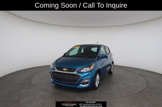 Caribbean Blue Metallic 2021 Chevrolet Spark Hatchback Front-Wheel Drive Continuously Variable Transmission