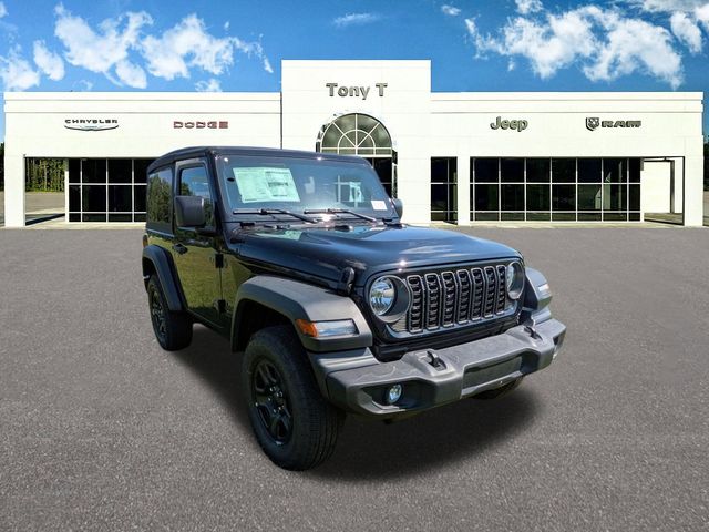 Black Clearcoat 2025 Jeep Wrangler Sport 2-Door 4WD SUV / Crossover Four-Wheel Drive 8-Speed Automatic