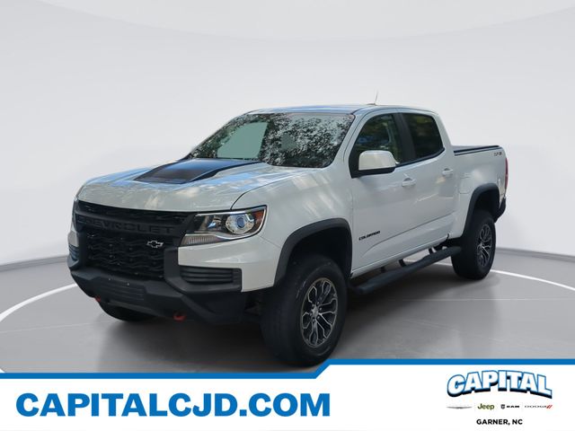 Summit White 2021 Chevrolet Colorado Pickup Truck Four-Wheel Drive 8-Speed Automatic