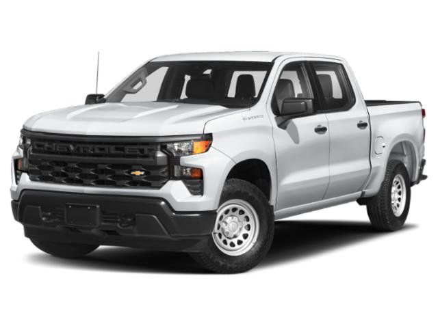 Summit White 2023 Chevrolet Silverado 1500 LT Crew Cab RWD Pickup Truck 4X2 8-Speed Automatic