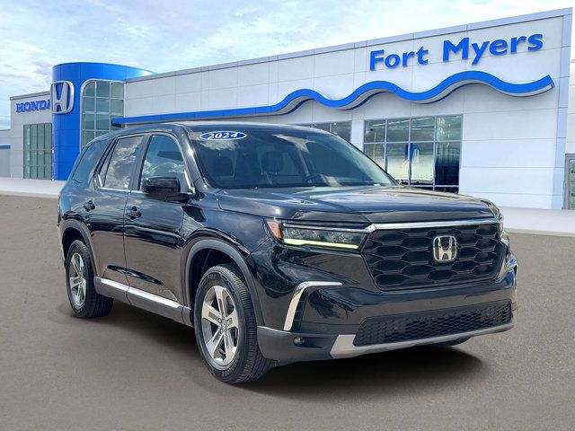 Crystal Black Pearl 2024 Honda Pilot SUV / Crossover Front-Wheel Drive Automatic