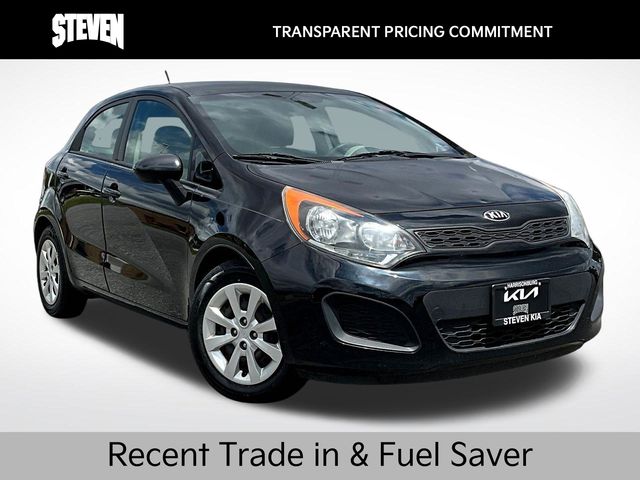 Aurora Black 2015 Kia Rio5 Hatchback Front-Wheel Drive 6-Speed Automatic