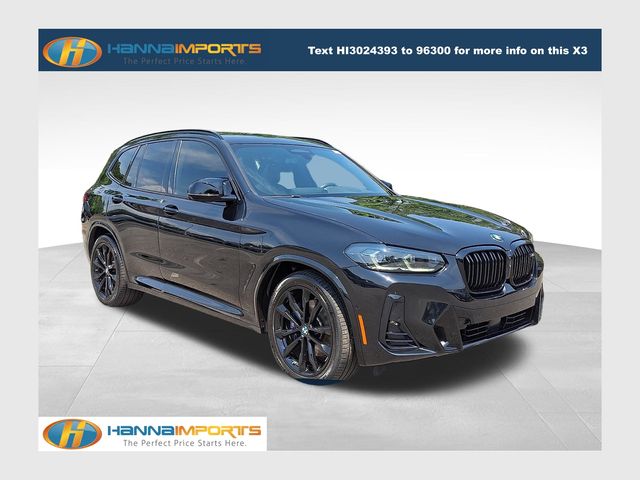 Black Sapphire Metallic 2023 BMW X3 M40i AWD SUV / Crossover All-Wheel Drive 8-Speed Automatic