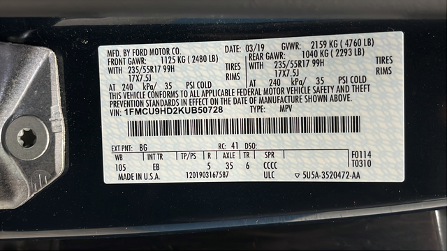 Used 2019 Sea Green Ford SEL image 26