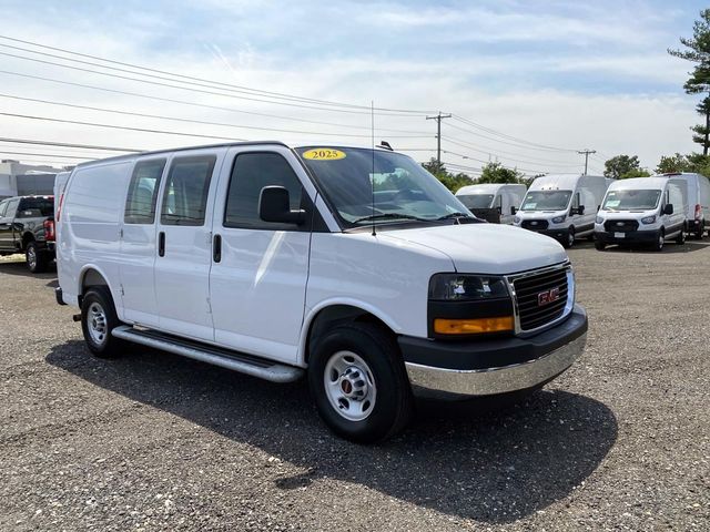 Summit White 2025 GMC Savana Cargo Van Rear-Wheel Drive 8-Speed Automatic Overdrive