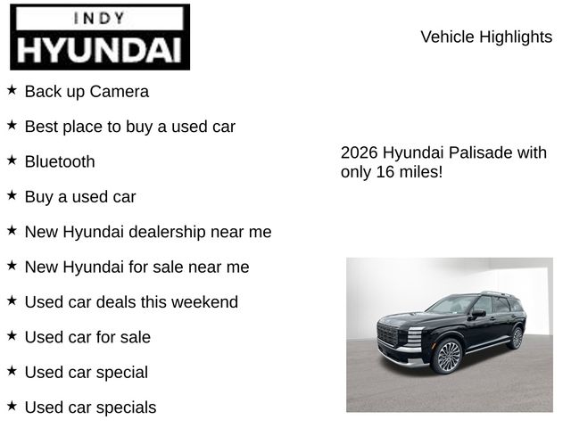 New 2026 Hyundai Palisade For Sale in Indianapolis, IN