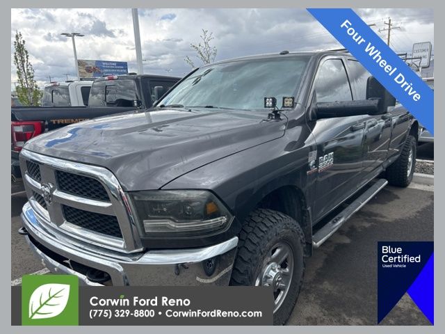 Gray (Granite Crystal Metallic Clearcoat) 2018 RAM 2500 Tradesman Crew Cab LB 4WD Pickup Truck Four-Wheel Drive 6-Speed Manual