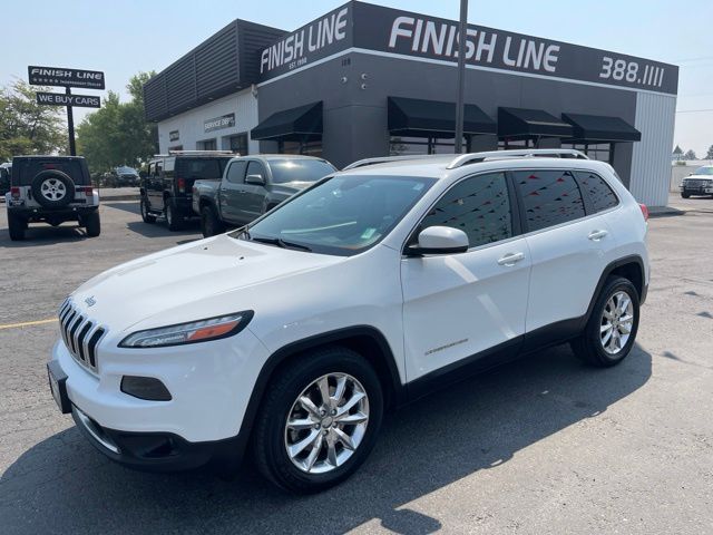 Bright White Clearcoat 2015 Jeep Cherokee SUV / Crossover Four-Wheel Drive 9-Speed Automatic