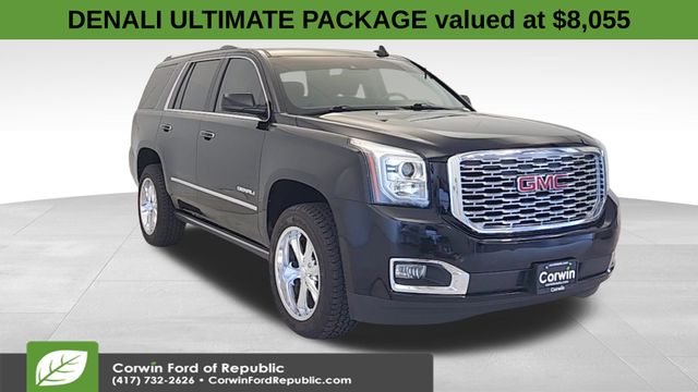 Onyx Black 2020 GMC Yukon Denali 4WD SUV / Crossover Four-Wheel Drive
