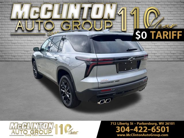 2025 Sterling Gray Metallic Chevrolet Traverse LT AWD SUV