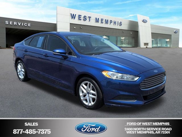 Blue 2016 Ford Fusion Sedan Front-Wheel Drive 6-Speed Automatic