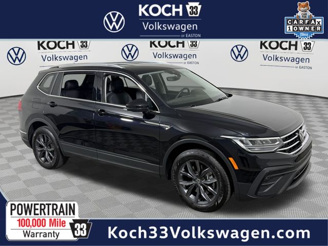 Deep Black 2023 Volkswagen Tiguan SE 4Motion SUV / Crossover All-Wheel Drive 8-Speed Automatic