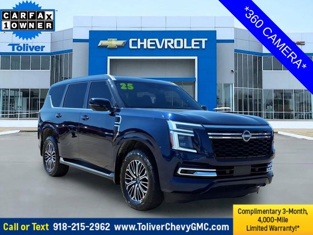 Deep Ocean Blue Pearl 2025 Nissan Armada SUV / Crossover Four-Wheel Drive 9-Speed Automatic