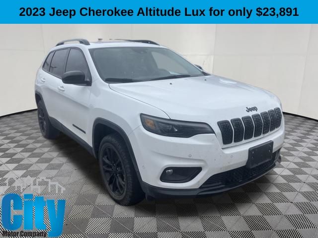 Bright White Clearcoat 2023 Jeep Cherokee SUV / Crossover 9-Speed Automatic