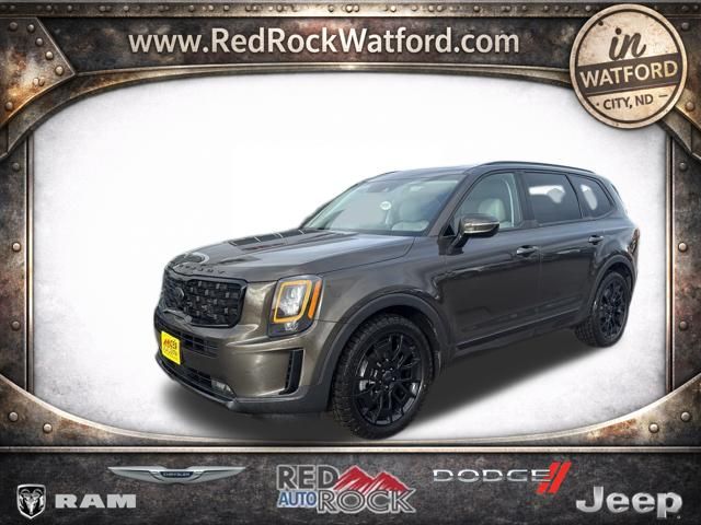 Dark Moss 2021 Kia Telluride SX AWD SUV / Crossover All-Wheel Drive 8-Speed Automatic