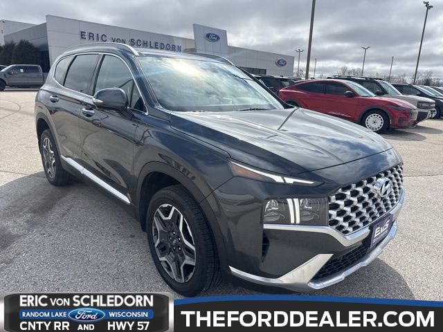 Portofino Gray 2023 Hyundai Santa Fe SUV / Crossover All-Wheel Drive Automatic