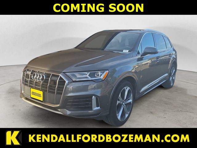 Gray Metallic 2021 Audi Q7 SUV / Crossover All-Wheel Drive 8-Speed Automatic