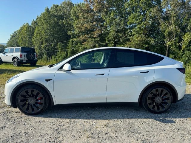 Used 2022 White Tesla Performance image 5