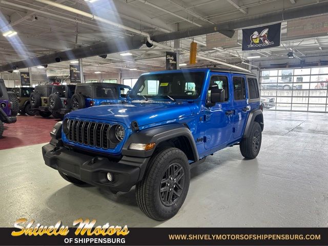 Hydro Blue Pearl Coat 2026 Jeep Wrangler SUV / Crossover Four-Wheel Drive 8-Speed Automatic
