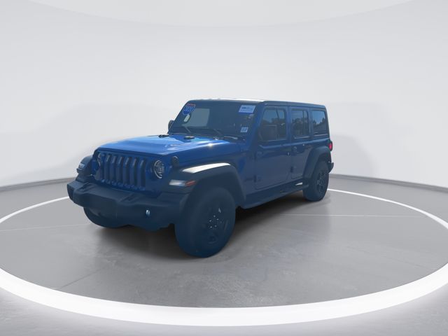 Used 2020 Blue Jeep Unlimited Sport S image 3