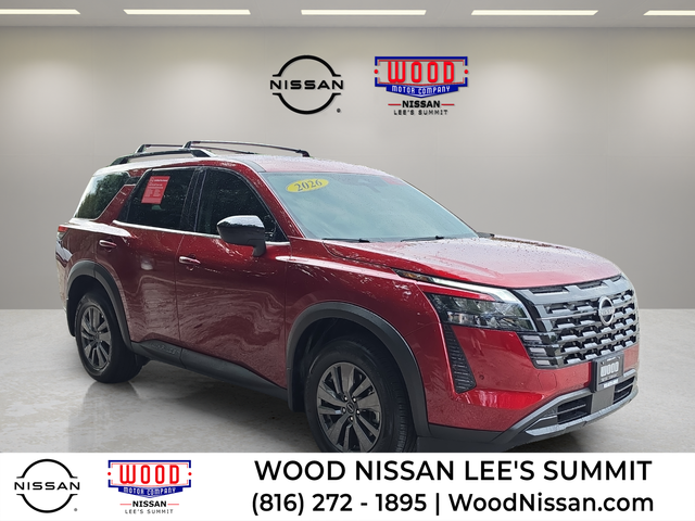 Red (Scarlet Ember Tintcoat) 2026 Nissan Pathfinder SUV / Crossover All-Wheel Drive 9-Speed Automatic