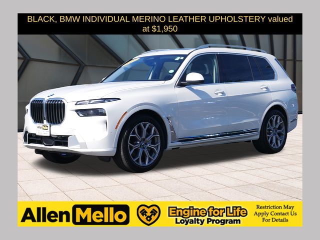 White Metallic 2026 BMW X7 SUV / Crossover All-Wheel Drive 8-Speed Automatic