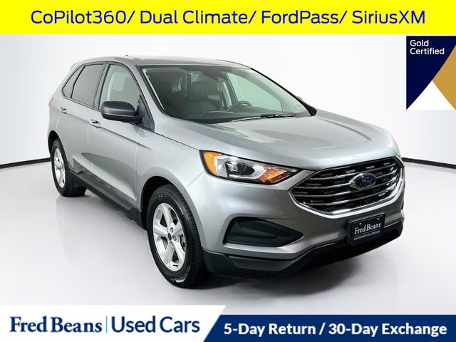 Iconic Silver Metallic 2021 Ford Edge SUV / Crossover All-Wheel Drive 8-Speed Automatic