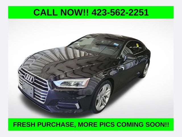 Black 2019 Audi A5 Sportback quattro Premium Plus 45 TFSI Sedan All-Wheel Drive 7-Speed Automatic