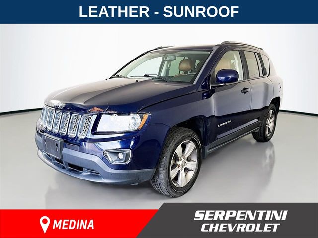 True Blue Pearlcoat 2016 Jeep Compass High Altitude Edition 4WD SUV / Crossover Four-Wheel Drive 6-Speed Automatic