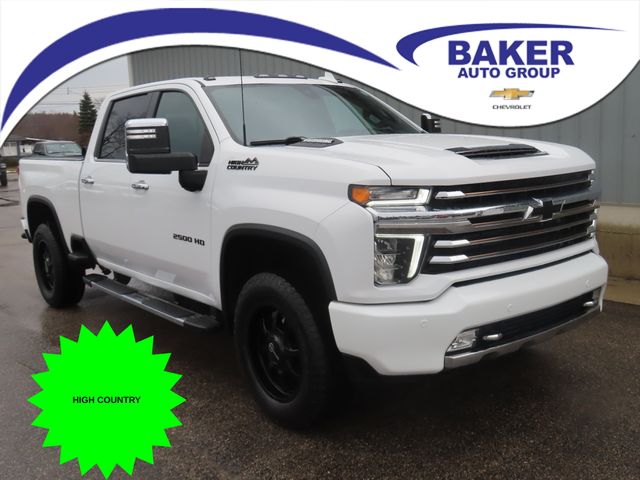 Summit White 2022 Chevrolet Silverado 2500HD High Country Crew Cab 4WD Pickup Truck Four-Wheel Drive Automatic